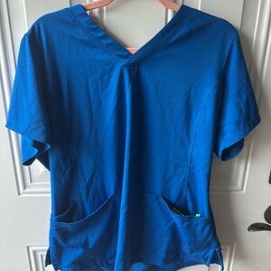 Royal Blue Women's Scrub Set